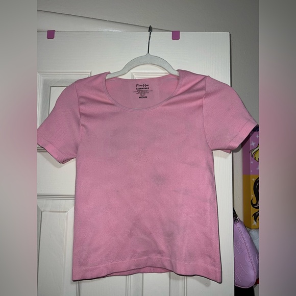 Pink Ribbed Top - Picture 2 of 5